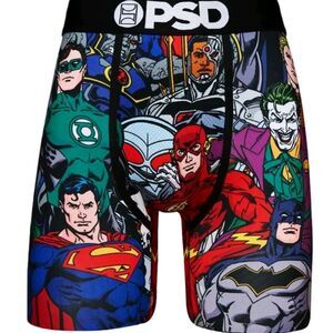 PSD Halftone DC Comics Justice League Charge Boxer Briefs